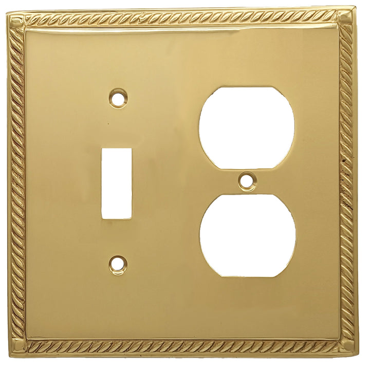 English Georgian Roped Wall Plate (Several Finishes Available)