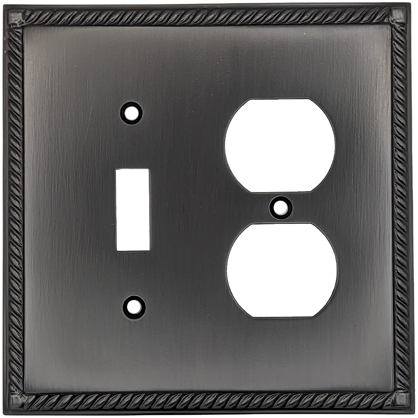 English Georgian Roped Wall Plate (Oil Rubbed Bronze)