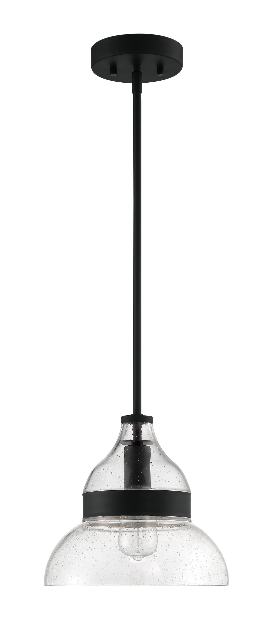 Smyth 1 Light Mini Pendant in Flat Black CRAFTMADE