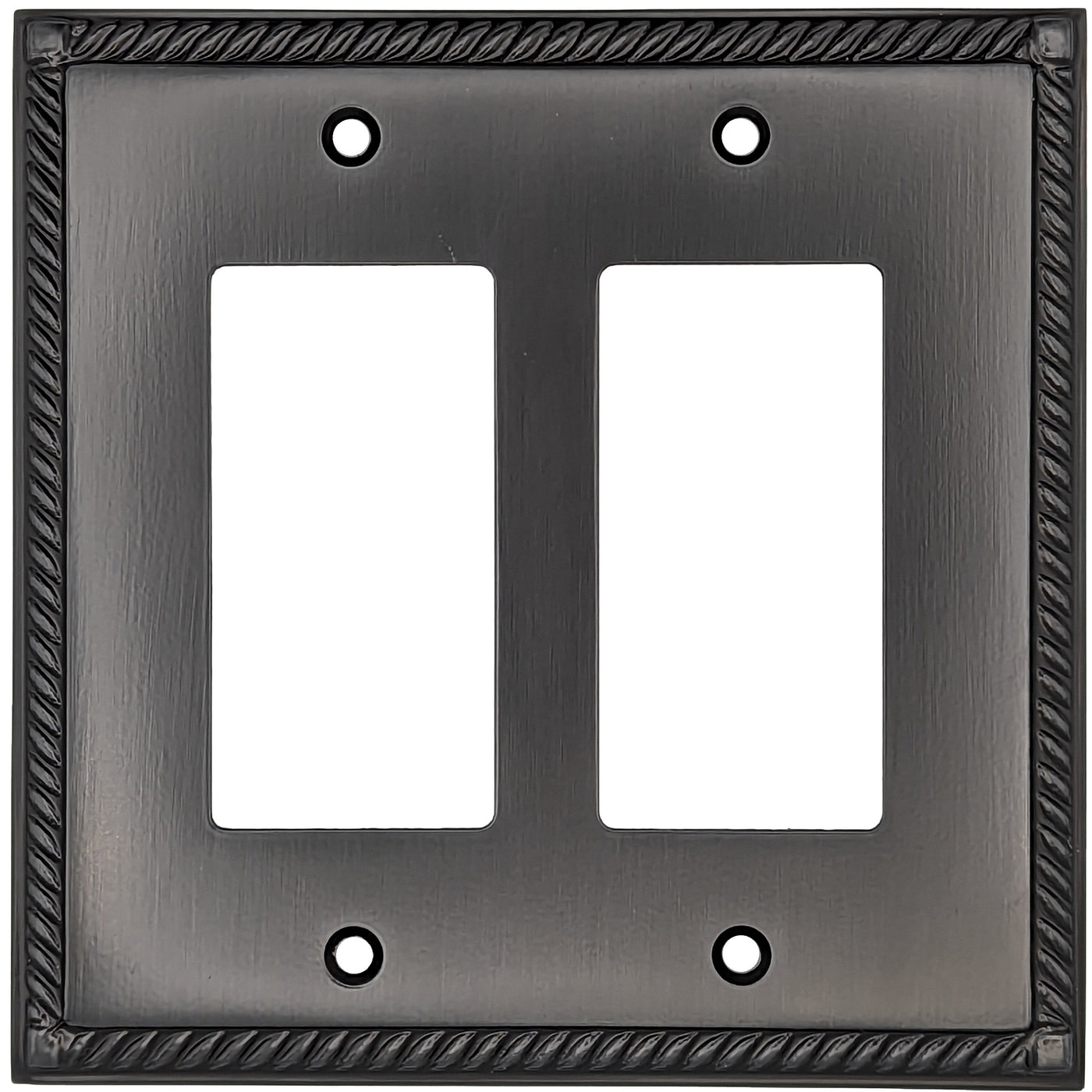 English Georgian Roped Wall Plate (Oil Rubbed Bronze)