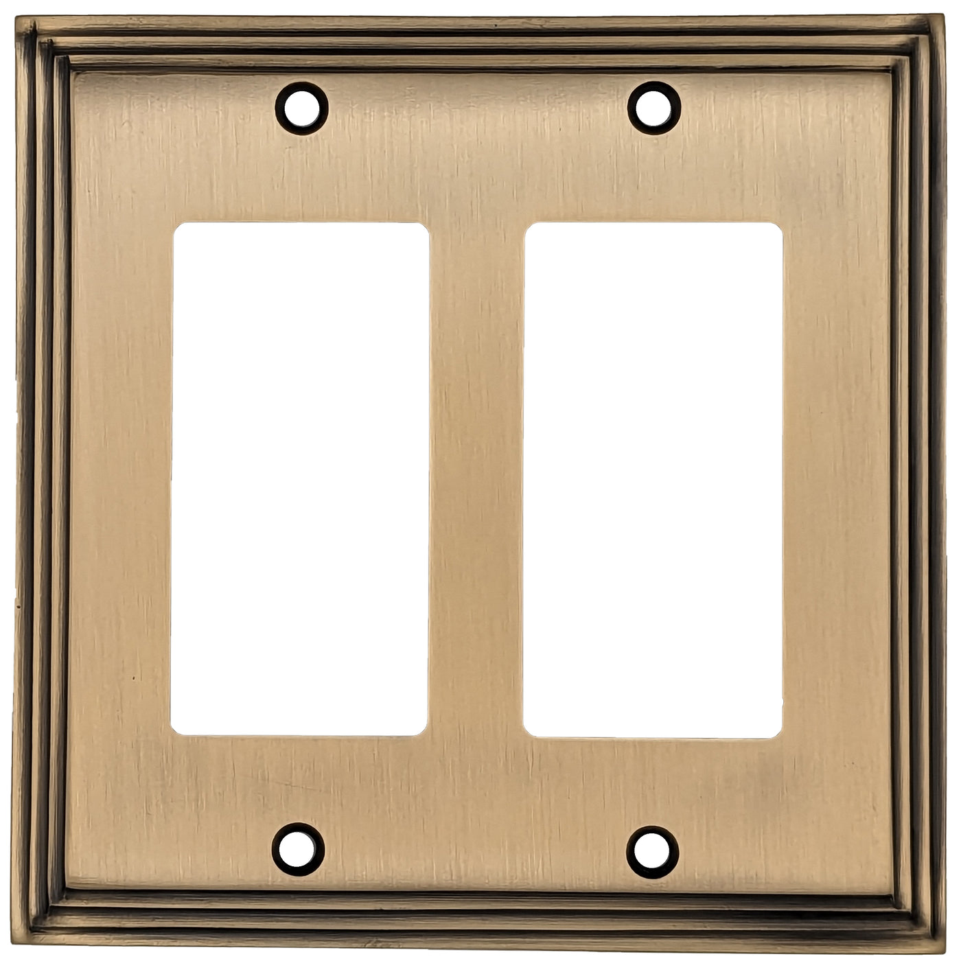 Kingston Classic Stepped Wall Plate (Antique Brass)