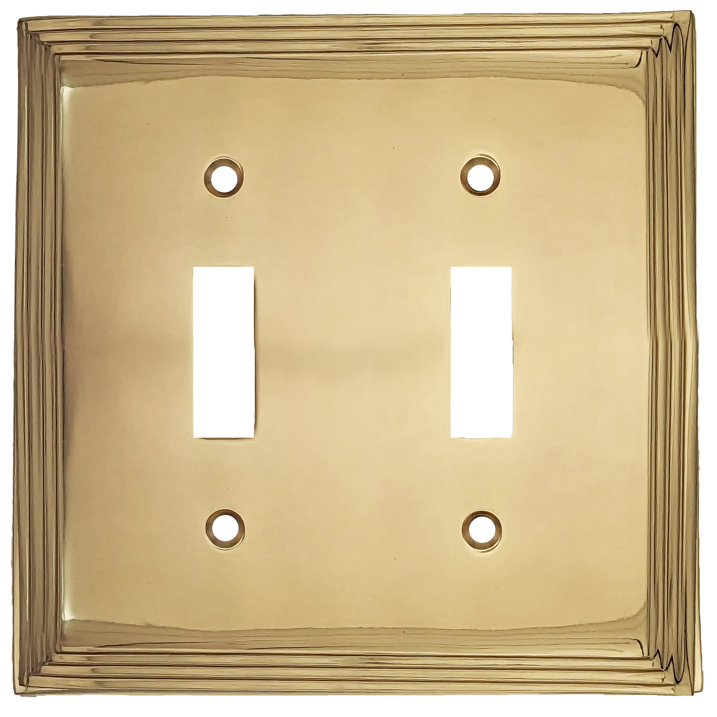 Kingston Classic Stepped Wall Plate (Polished Brass)