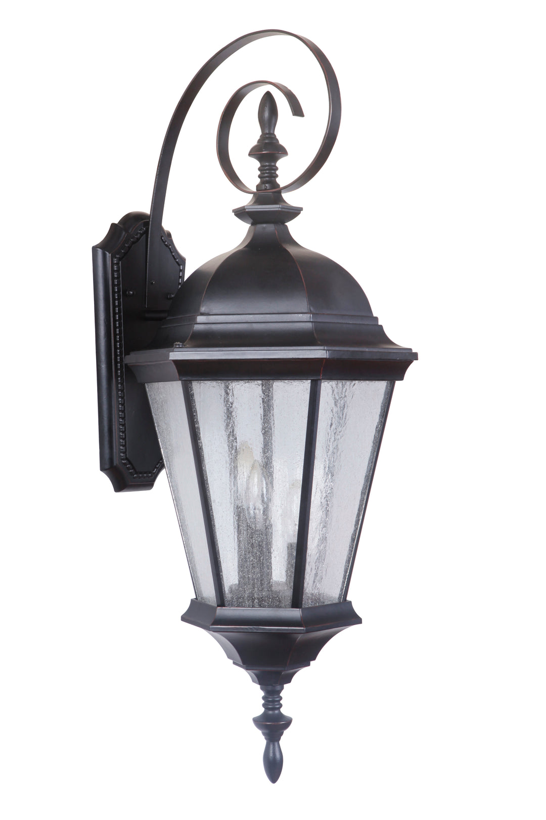 Chadwick 3 Light Large Outdoor Wall Lantern in Oiled Bronze Gilded CRAFTMADE