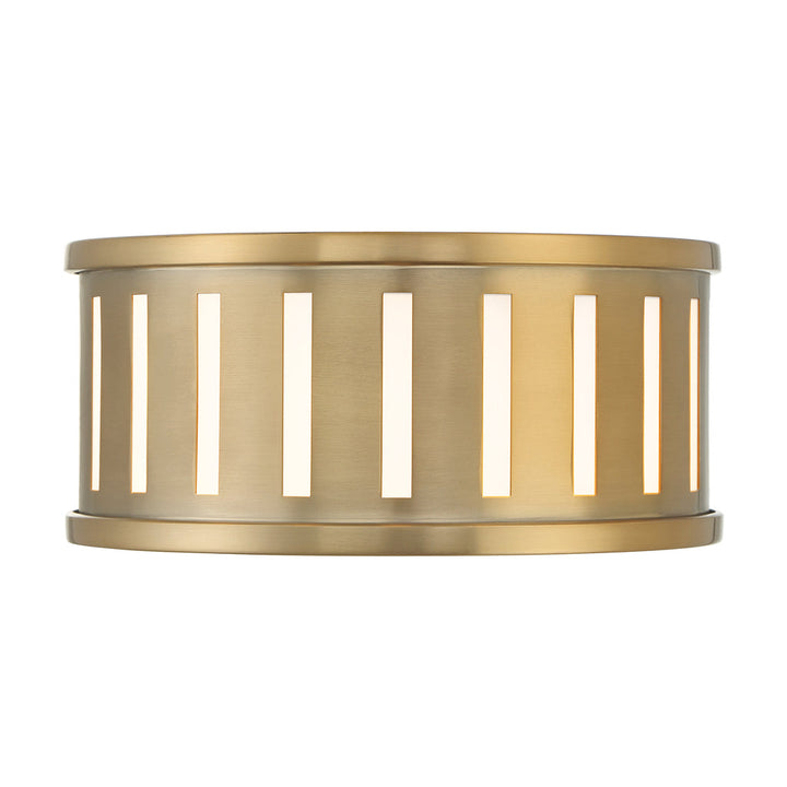 Crystorama Crystorama Kendal 2 Light Vibrant Gold Flush Mount