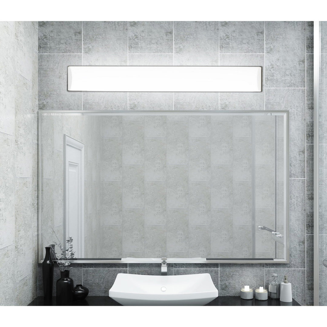 INTEGRATED LED 39W, 3500 LUMEN, 80 CRI DIMMABLE VANITY LIGHT WITH ACRYLIC DIFFUSER Cal Lighting