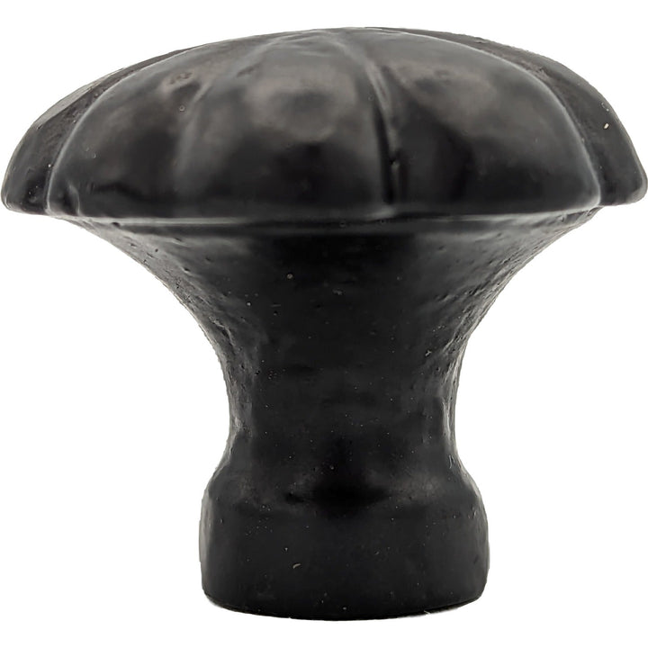 COPPER MOUNTAIN HARDWARE Solid Iron Scalloped Cabinet & Furniture Knob