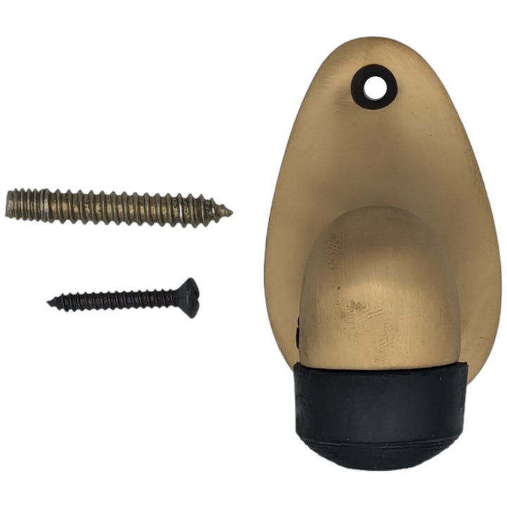 COPPER MOUNTAIN HARDWARE 2 1/8 Inch Floor Mounted Bumper Door Stop in Several Finishes