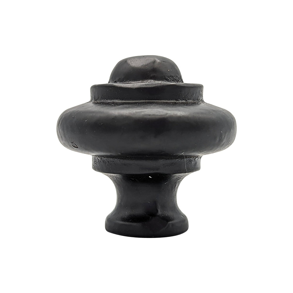 1 1/4 Inch Solid Iron Round Beveled Button Cabinet & Furniture Knob COPPER MOUNTAIN HARDWARE