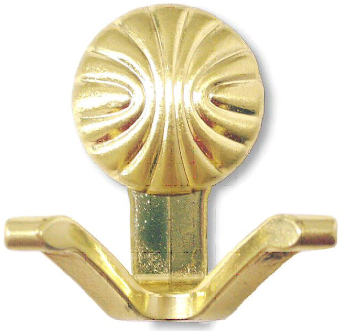 Dual Coat Hook: Shell Shape COPPER MOUNTAIN HARDWARE