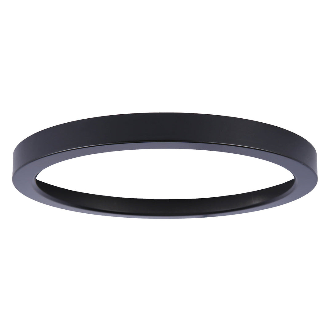 7" Optional Flushmount Trim in Flat Black CRAFTMADE