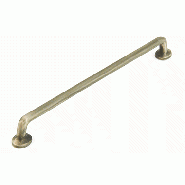 19 3/8 Inch 18 Inch c-c Mountain Appliance Pull Italian Nickel Finish SCHAUB