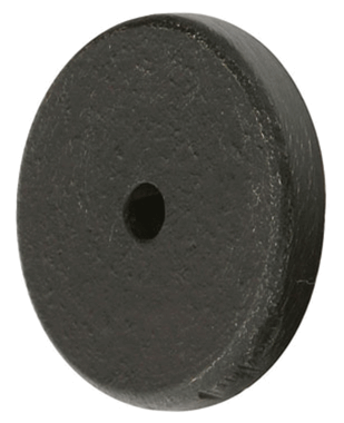 1 1/4 Inch Sandcast Round Back Plate (Oil Rubbed Bronze Finish)