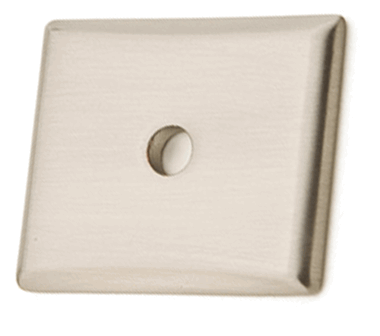 1 1/4 Inch Solid Brass Neos Back Plate For Knob (Brushed Nickel Finish)