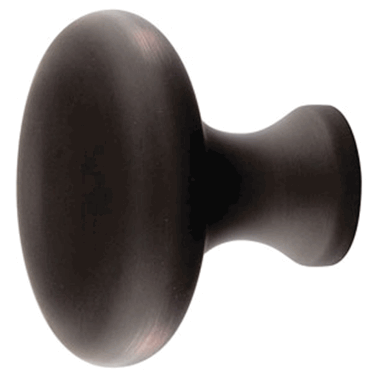 1 1/4 Inch Solid Brass Providence Cabinet Knob (Oil Rubbed Bronze)