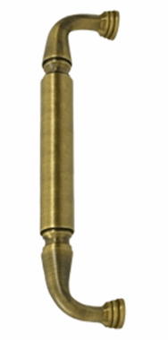 10 Inch Deltana Solid Brass Door Pull (Antique Brass Finish)