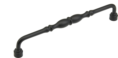 12 7/8 Inch (12 Inch c-c) Colonial Pull (Matte Black Finish)