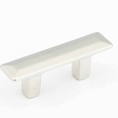 2 1/2 Inch (1 1/4 Inch c-c) Skyevale Cabinet Pull (Brushed Nickel Finish)