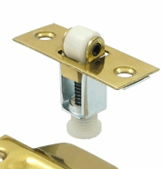 2 1/4 Inch Deltana Solid Brass Roller Catch (Polished Brass Finish)