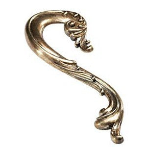 2 3/8 Inch (5 Inch c-c) Symphony French Court Left Hand Pull (Monticello Silver Finish)