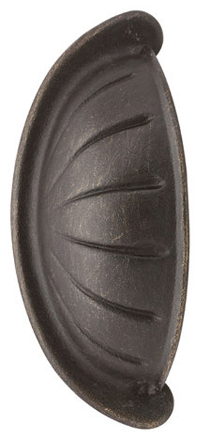 3 1/2 Inch (3 Inch c-c) Tuscany Bronze Bin Pull (Medium Bronze Finish)