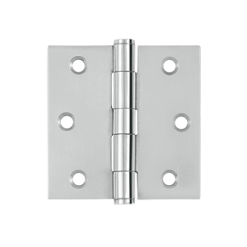 3 Inch x 3 Inch Stainless Steel Hinge (Polished Chrome Finish)