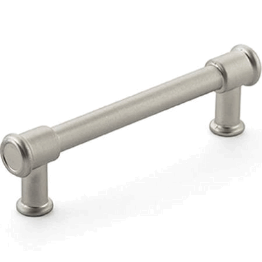 4 1/2 Inch (3 3/4 Inch c-c) Steamworks Cabinet Pull (Brushed Nickel Finish)