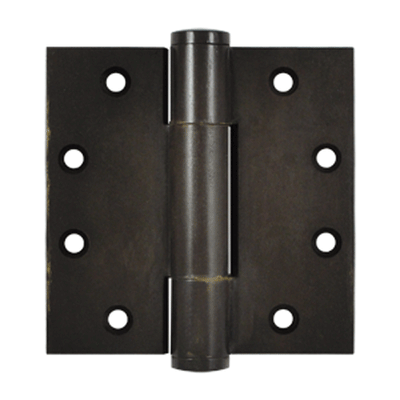 4 1/2 Inch X 4 1/2 Inch Solid Brass Hinge Interchangeable Finials (Bronze Rust Finish)