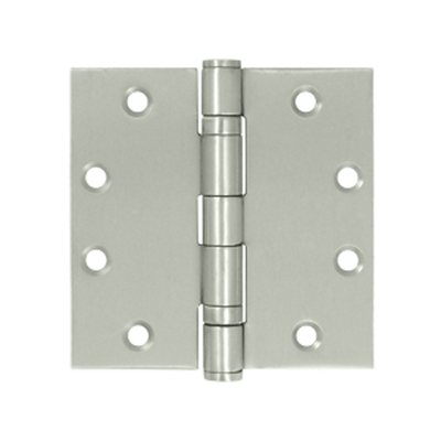 4 1/2 Inch x 4 1/2 Inch Stainless Steel Hinge (Brushed Finish)