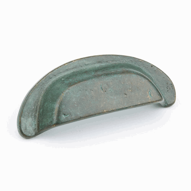 4 1/8 Inch (3 1/2 Inch c-c) Mountain Cup Pull (Verde Imperiale Finish)