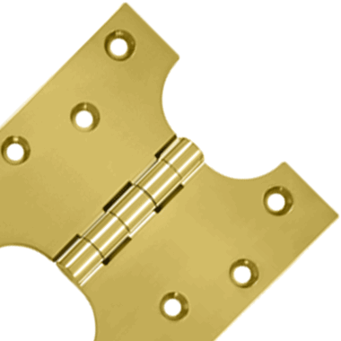 4 Inch x 4 Inch Solid Brass Parliament Hinge (PVD Finish)