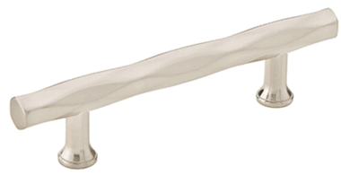 5 1/2 Inch (3 1/2 Inch c-c) Solid Brass Tribeca Pull (Brushed Nickel Finish)