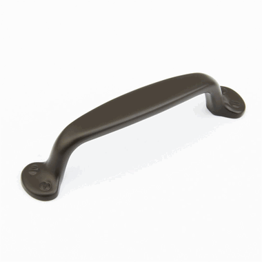 5 1/8 Inch (4 Inch c-c) Country Style Pull (Oil Rubbed Bronze Finish)