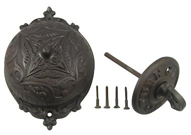 Copper Mountain Oil Rubbed Bronze Eastlake Mechanical Twist Doorbell