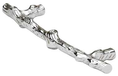 5 5/8 Inch Tree Branch Cabinet Pull (Polished Chrome Finish)