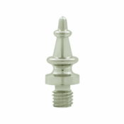 5/8 Inch Solid Brass Steeple Tip Cabinet Finial (Polished Nickel Finish)