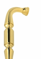 6 Inch Deltana Solid Brass Door Pull (Polished Brass)