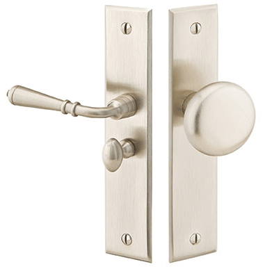 Solid Brass Screen Door Lock with Rectangular Style