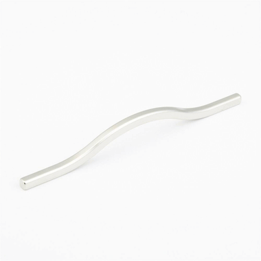 8 1/4 Inch (6 1/4 Inch c-c) Sorrento Cabinet Pull (Brushed Nickel Finish)