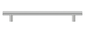 9 3/4 Inch Deltana Stainless Steel Bar Pull