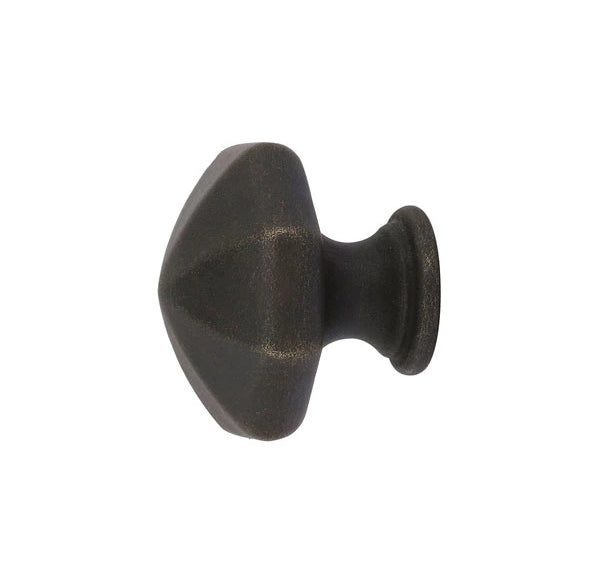 1 Inch Octagon Knob (Flat Black Finish)