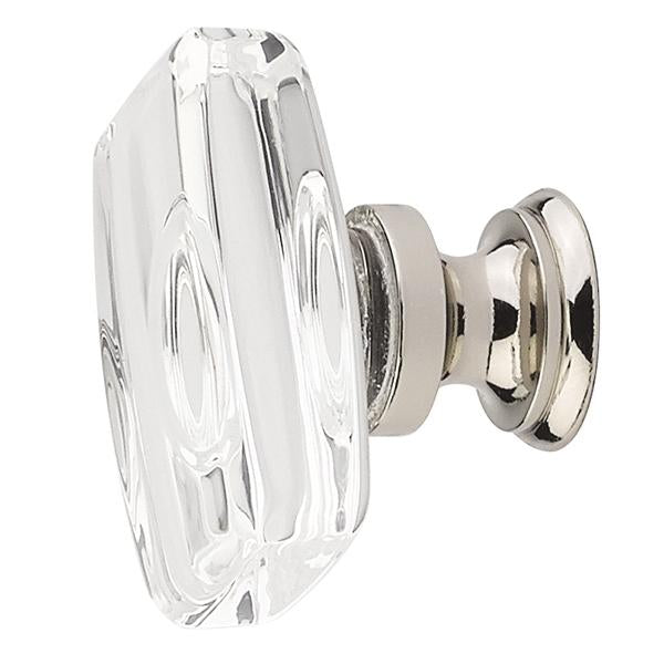 1 5/8 Inch Clear Crystal Glass Windsor Cabinet & Furniture Knob EMTEK