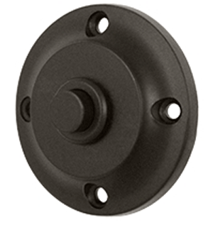 2 1/3 Inch Contemporary Push Button Door Bell (Oil Rubbed Bronze Finish)