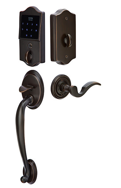 Emtek EMTouch Classic Style Electronic Keypad Entry Set with Lever (Oil Rubbed Bronze Finish)