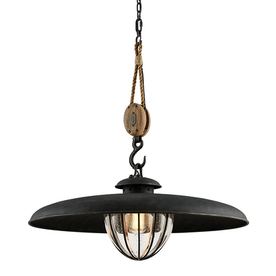 MURPHY 1 Light PENDANT WITH SHADE LARGE