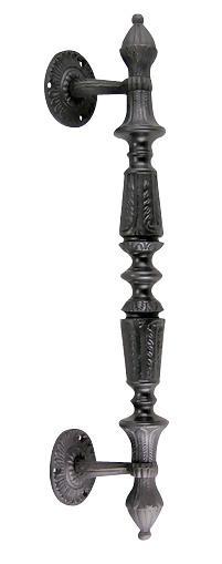 15 1/2 Inch Large Solid Brass Door Pull (Oil Rubbed Bronze Finish)