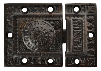 3 Inch Long Windsor Pattern Lost Wax Cast Cabinet Latch (Oil Rubbed Bronze Finish)