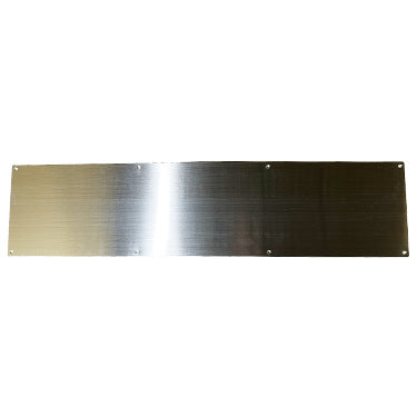 8 Inch x 34 Inch Stainless Steel Kick Plate (Brushed Nickel Finish)