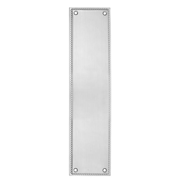 12 Inch Solid Brass Knoxville Push Plate (Several Finishes Available)
