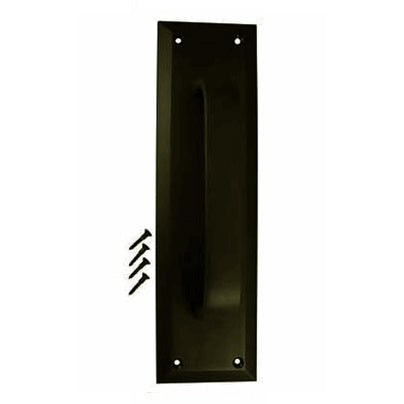 10 Inch Quaker Style Door Pull Plate (Oil Rubbed Bronze)