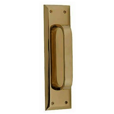 10 Inch Quaker Style Pull and Push Plate Set (Antique Brass Finish)